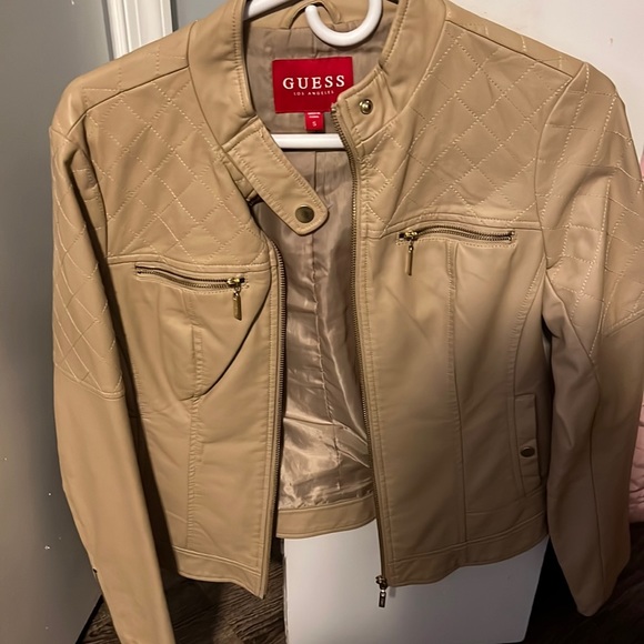 Tan leather jacket - Picture 1 of 1